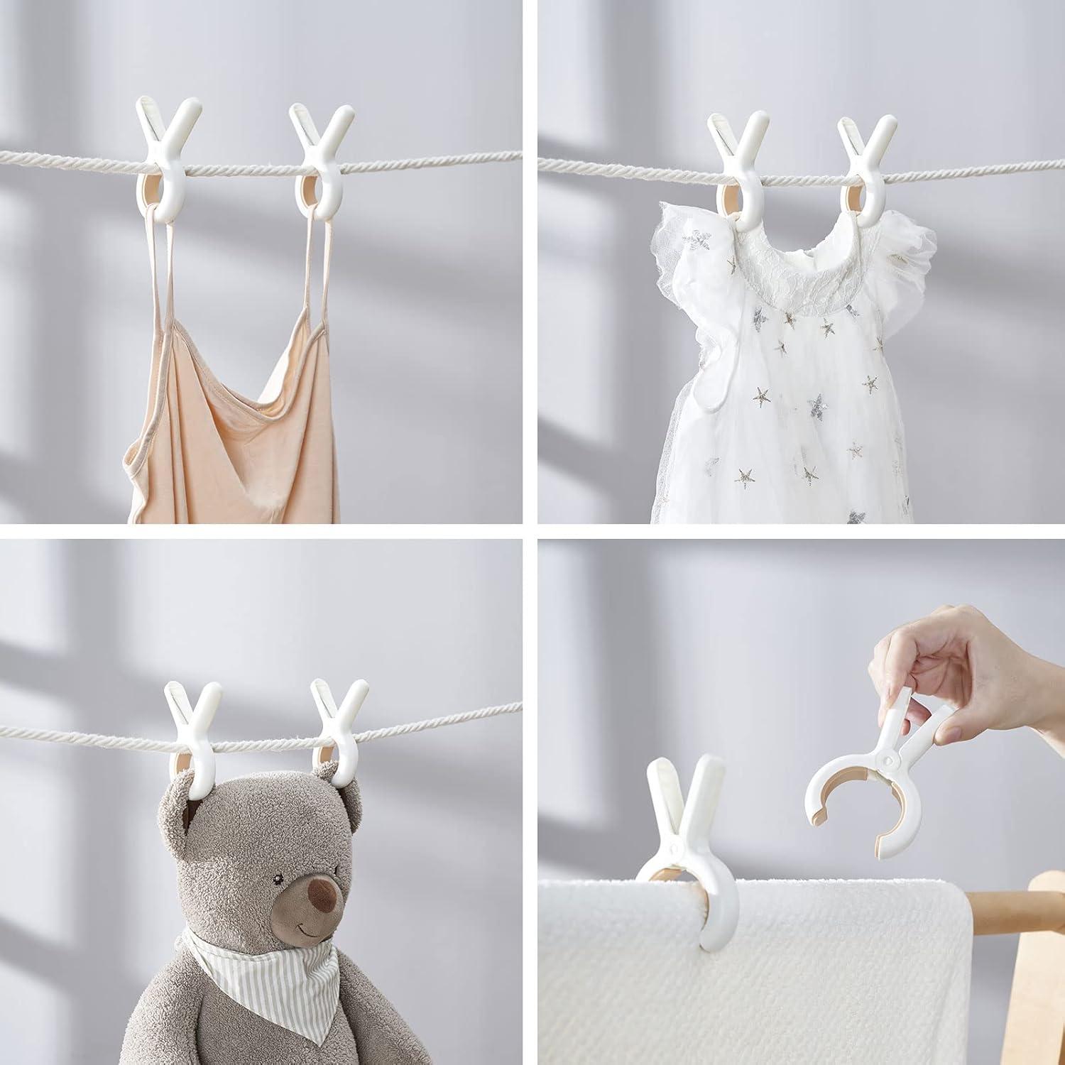 Paquete de 12 Pinzas de Plástico Sunkaioo para Ropa 9.7 cm