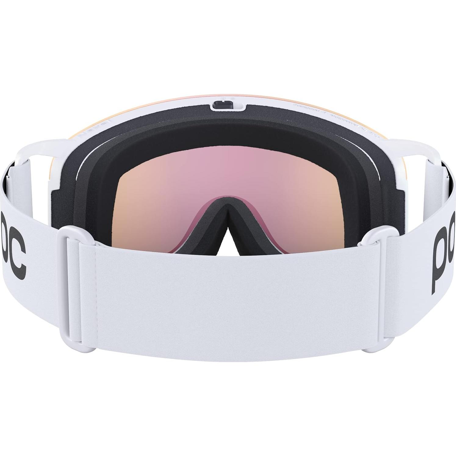 Gafas de Esquí POC Nexal - Lente Cilíndrica UV400 - Blanco Hidrógeno