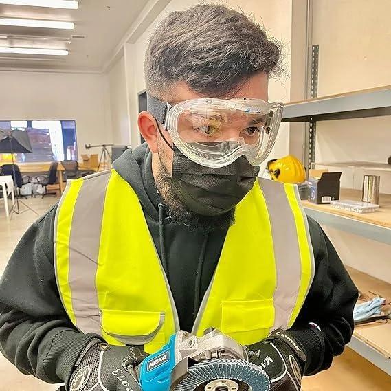 Casco de Seguridad NEIKO con Visera y Auriculares para Motosierra