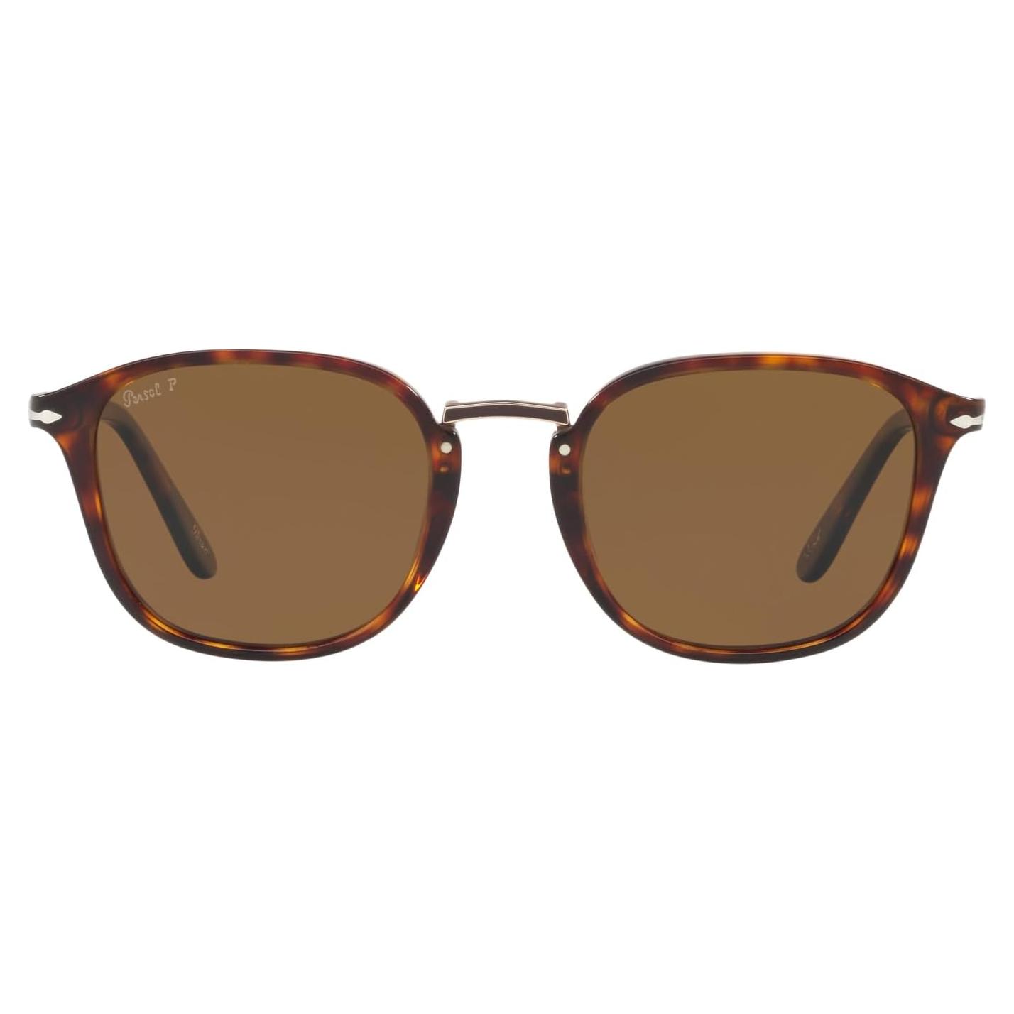 Gafas de Sol Redondas Persol PO3186S Havana 53mm Polarizadas