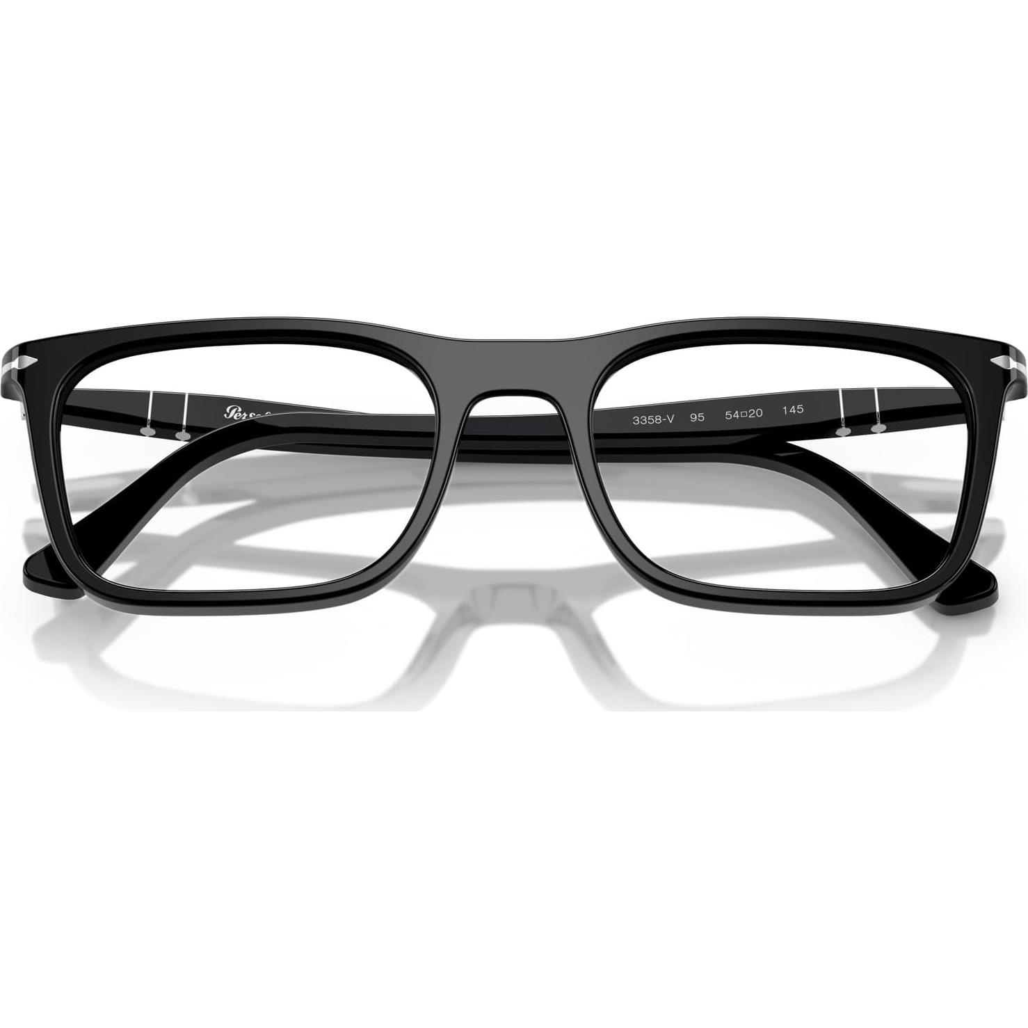 Gafas de Prescripción Rectangulares Persol PO3358V - Negro