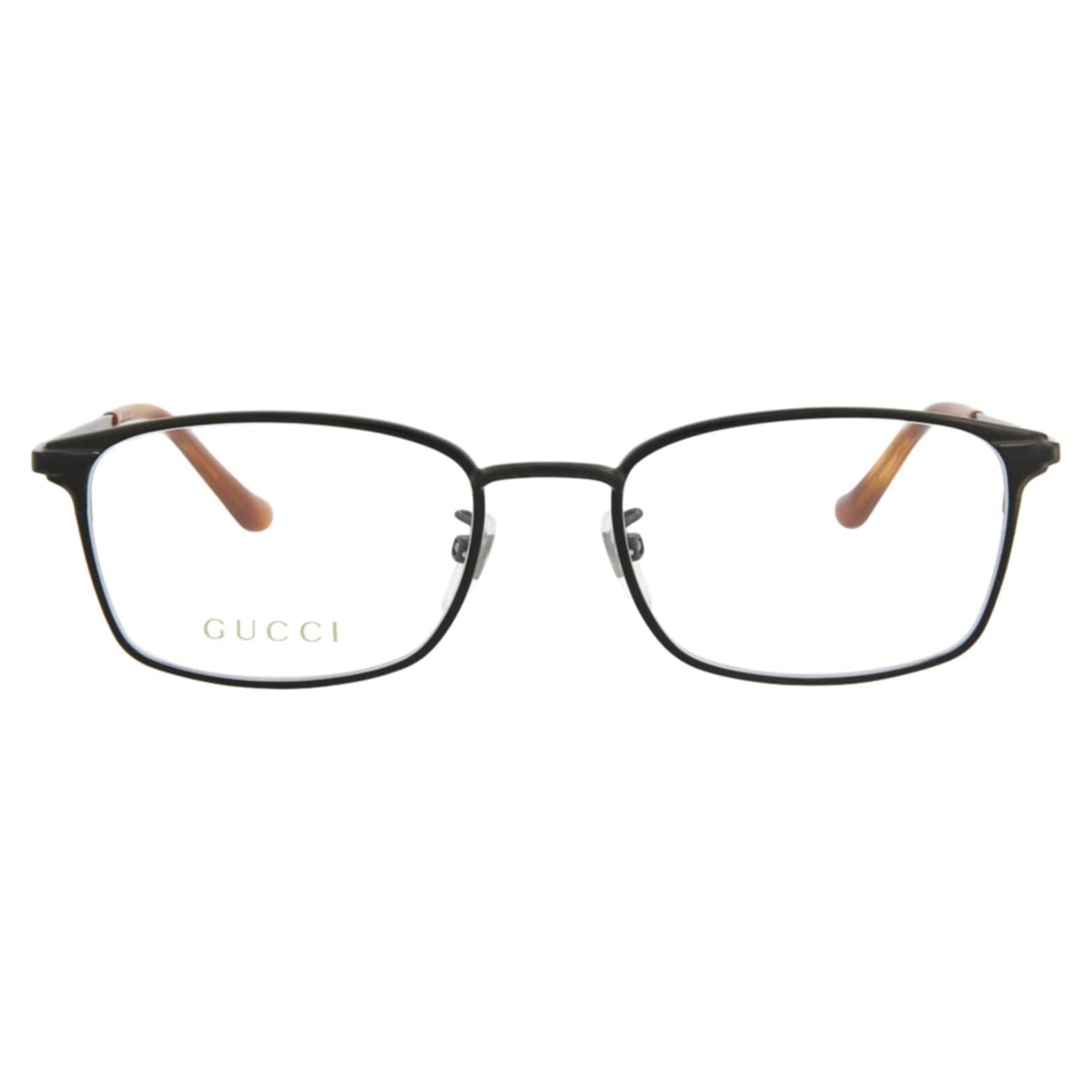 Gafas Ópticas Gucci GG0579OK Cuadradas Metal Negro Transparente