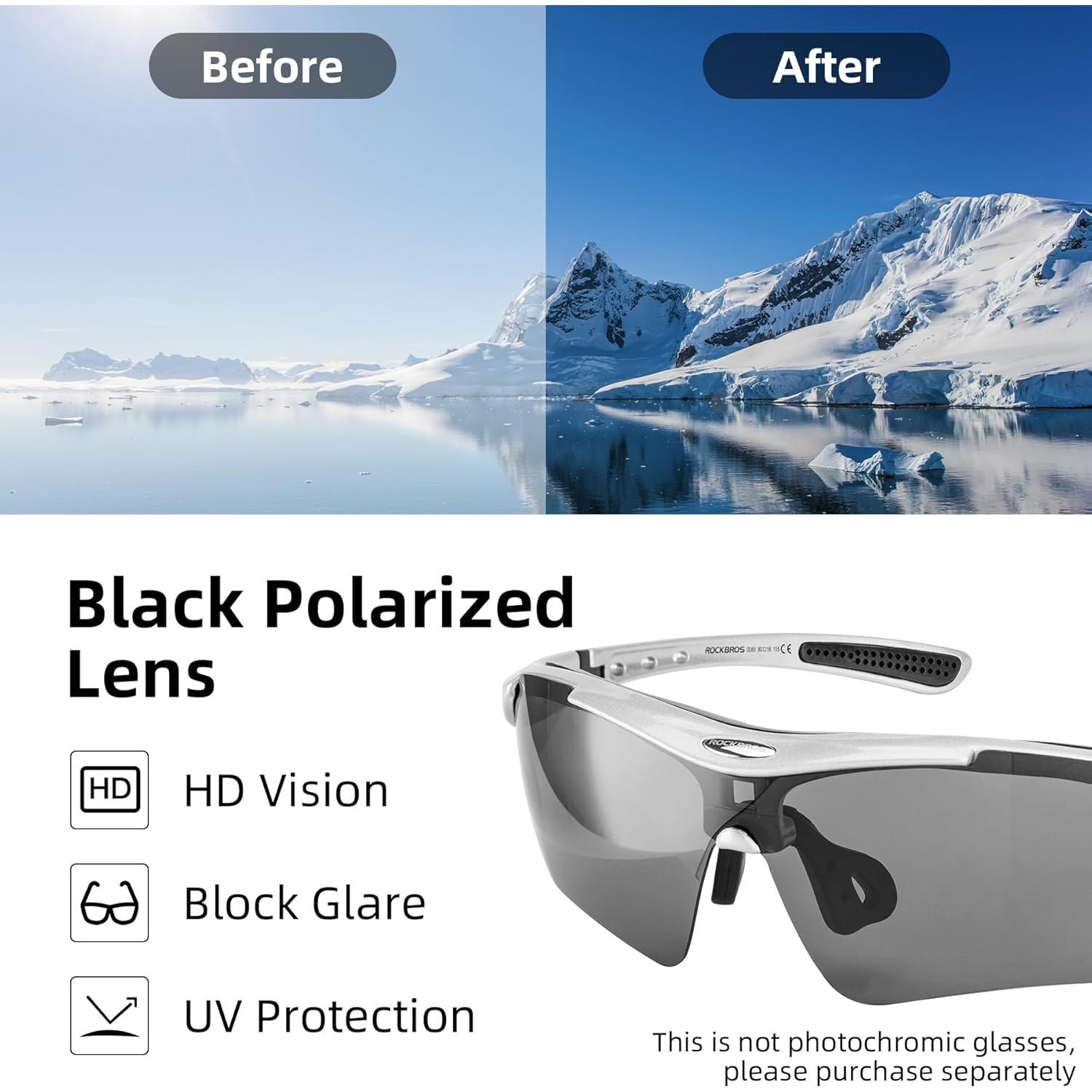 Gafas de Pickleball ROCKBROS UV400 Certificadas ANSI Z87.1