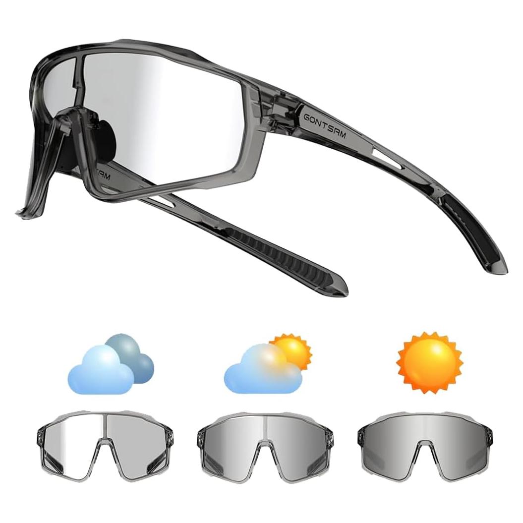 Gafas de Ciclismo Polarizadas TAC con Efecto Fotoquímico UV400