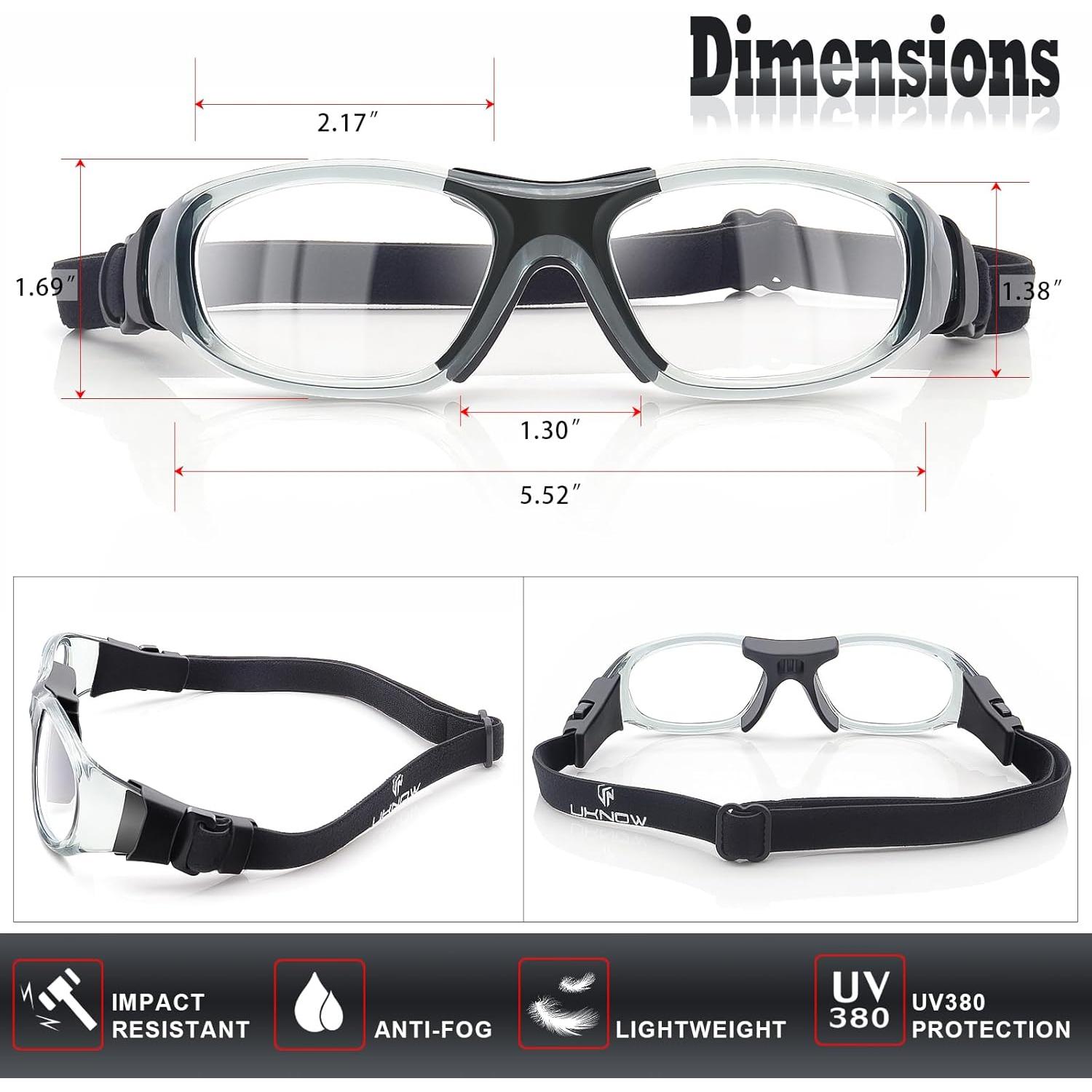 Gafas Deportivas UKNOW Antivaho UV para Baloncesto y Más