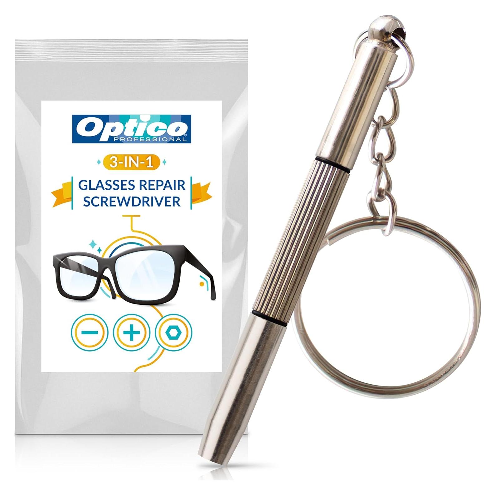 Kit de Reparación de Gafas 3-en-1 Optico - Destornilladores Mini