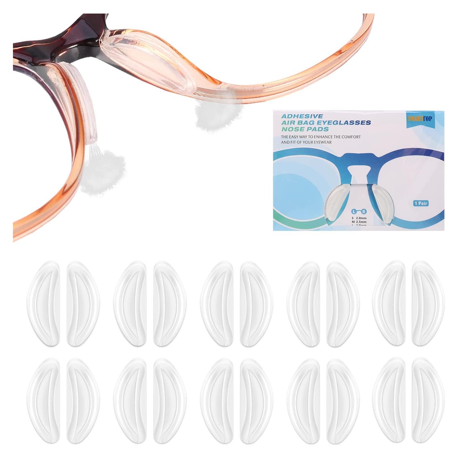 Almohadillas de nariz de silicona SMARTTOP 2.8mm antideslizantes