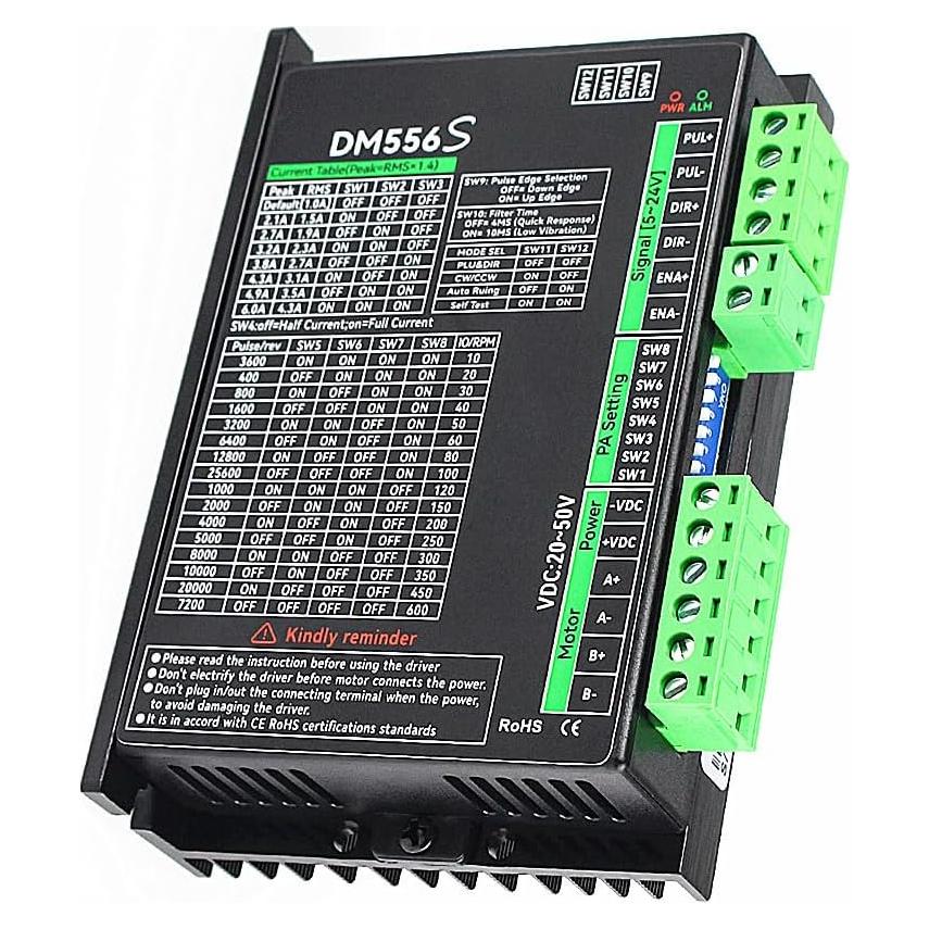 Controlador de Motor Paso a Paso CNCTOPBAOS DM556S 20-50V