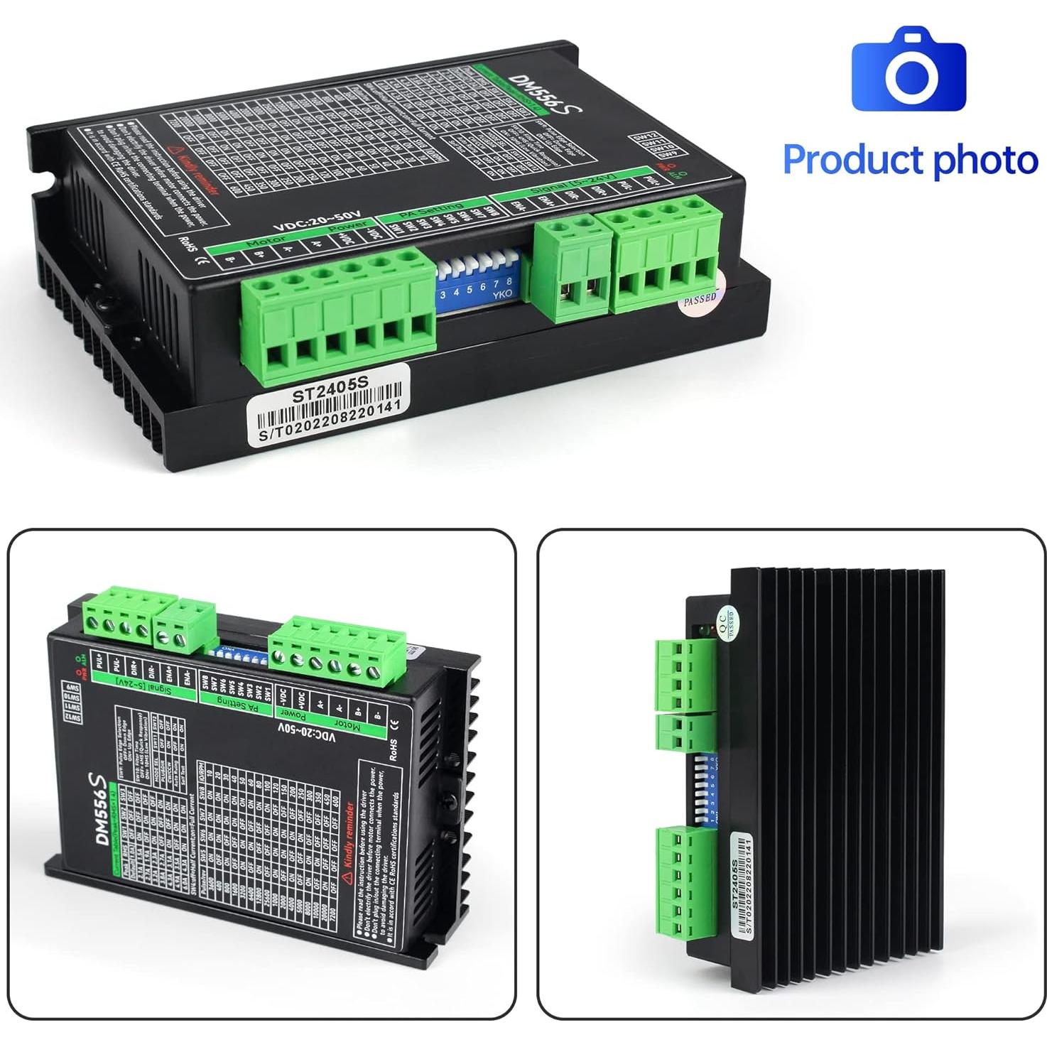 Controlador de Motor Paso a Paso CNCTOPBAOS DM556S 20-50V