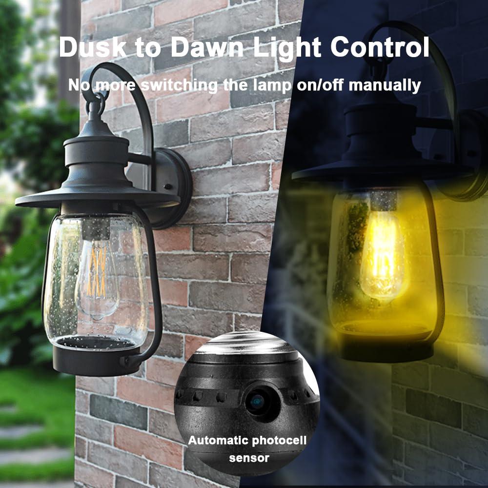 Enchufe Sensor de Luz Mighmia E26 E27 2 Piezas 150W