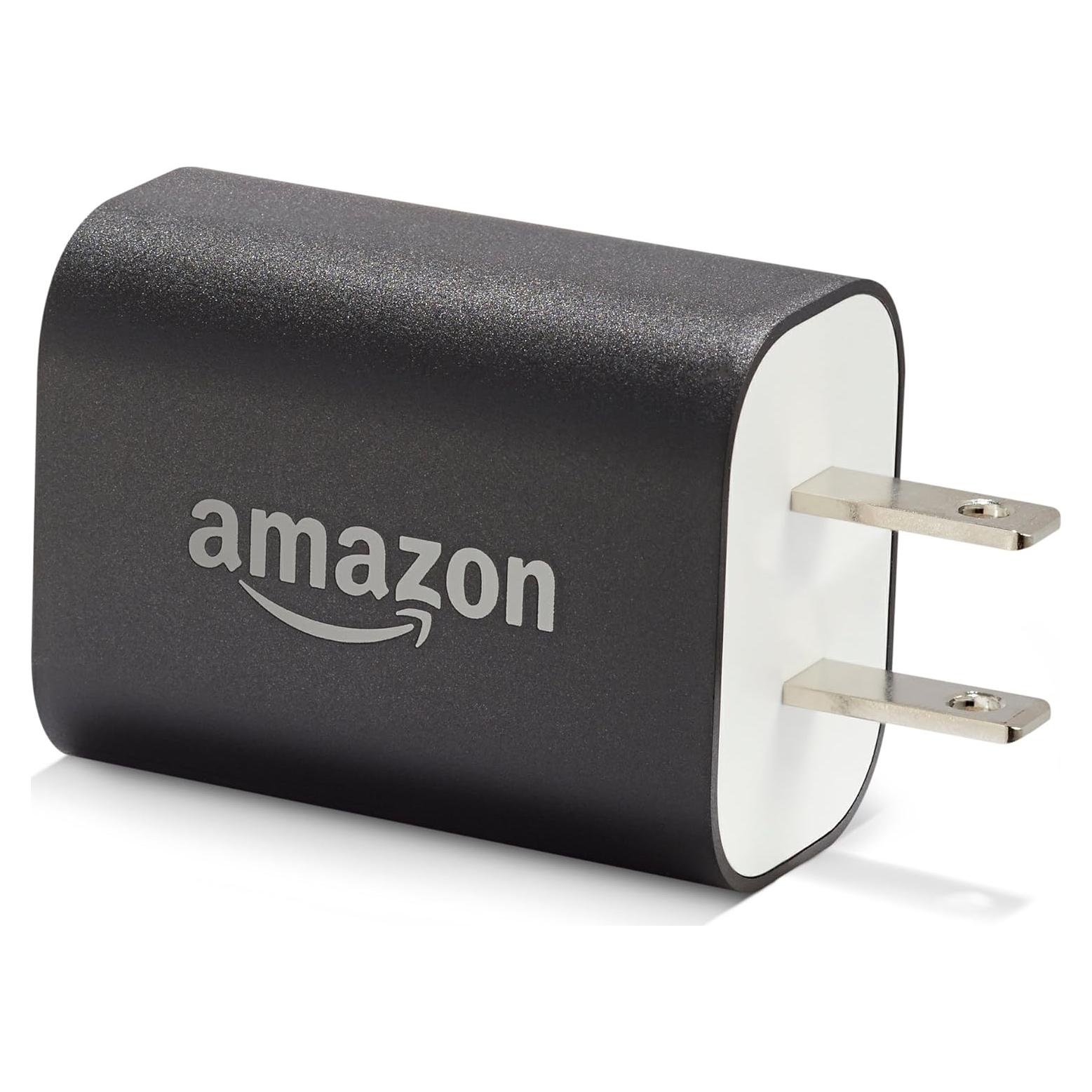 Amazon 9W Official OEM USB Charger and Power Adapter for Fire Tablets, Kindle eReaders, and Echo Dot