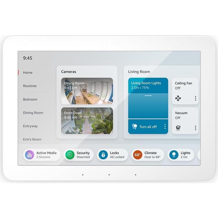 Echo Hub, 8” smart home control panel with Alexa+ Early Access, Compatible with thousands of devices