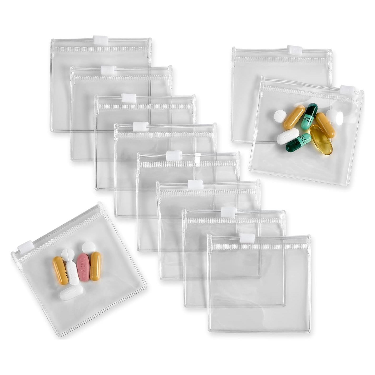 Bolsas de Pouch para Pastillas MEDca - 12 Pcs Reutilizables