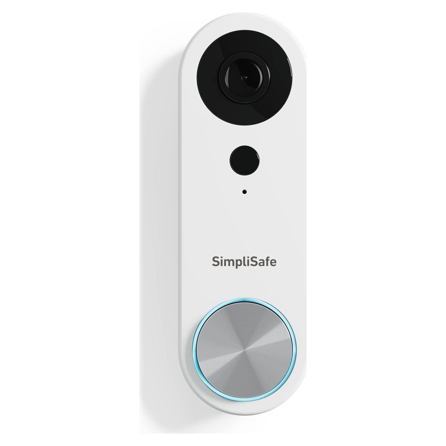 Timbre Cableado SimpliSafe VPD301 1080p con Visión Nocturna