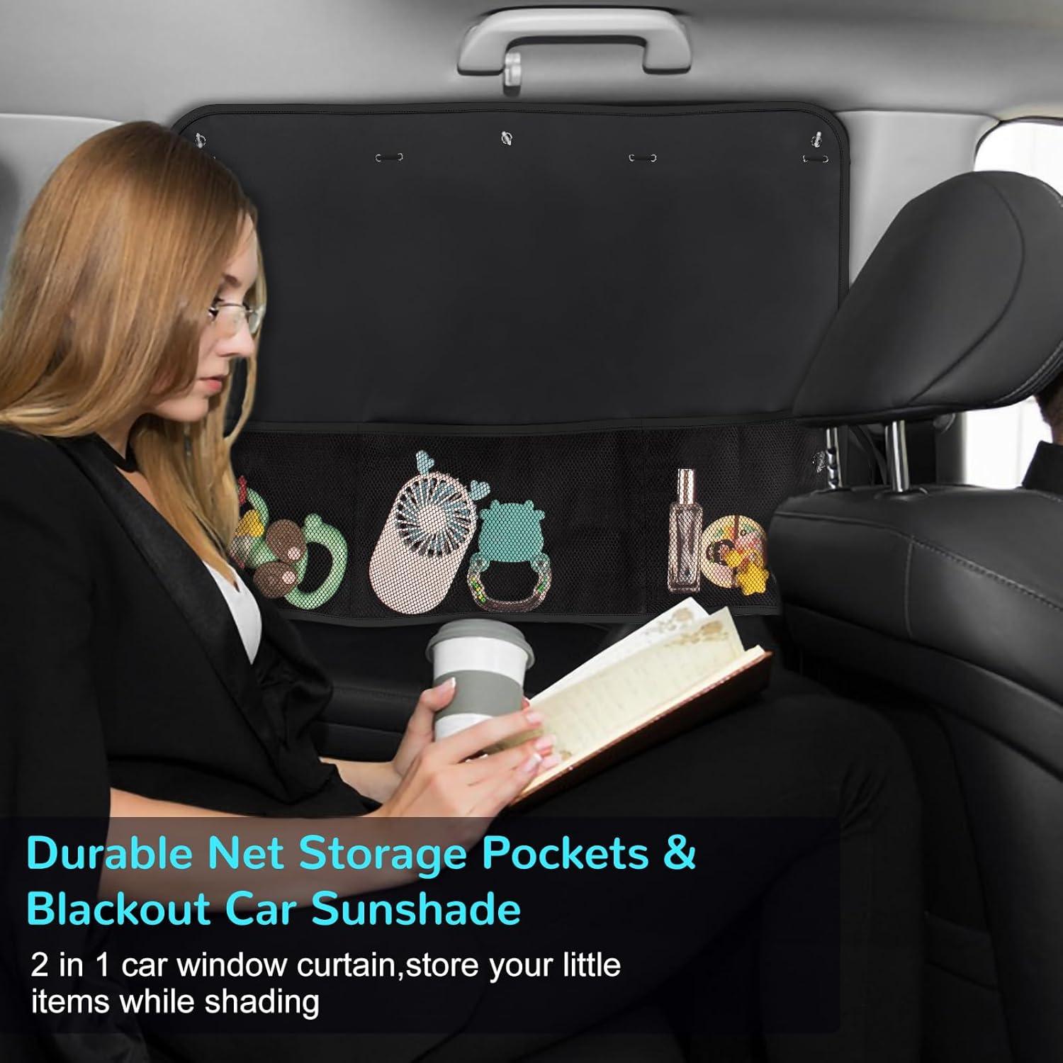 Sombra de Ventana Lateral Auto DIZA100 XP-7BK 2 Pcs