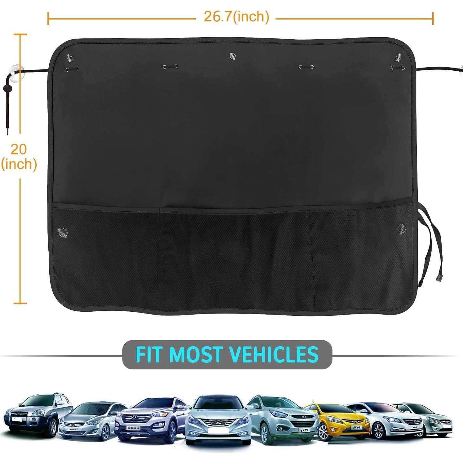 Sombra de Ventana Lateral Auto DIZA100 XP-7BK 2 Pcs