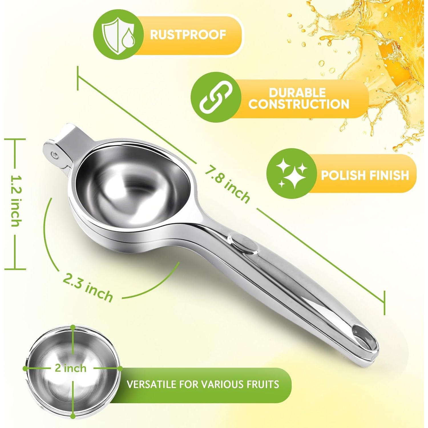 Exprimidor de Limón Manual PUPTILY Acero Inoxidable 320g