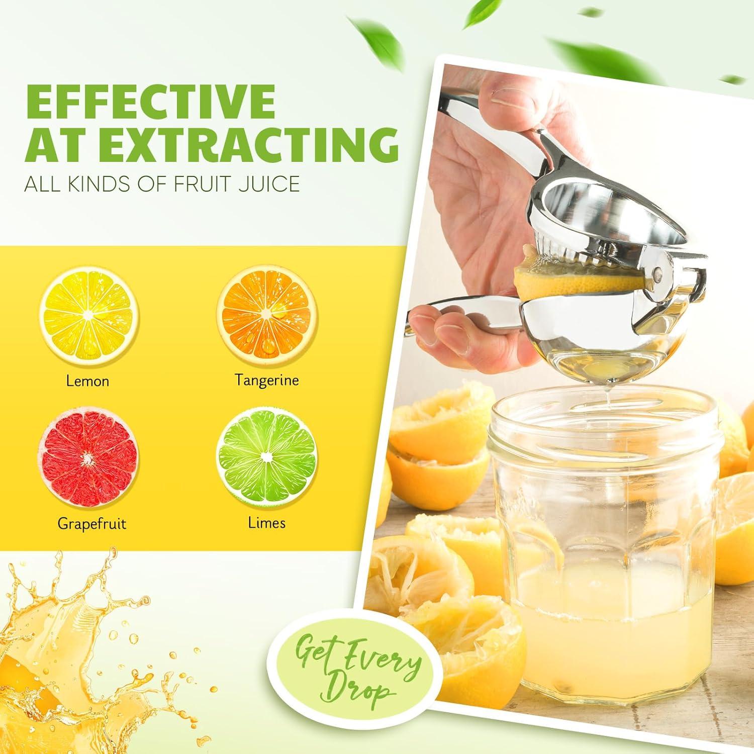 Exprimidor de Limón Manual PUPTILY Acero Inoxidable 320g