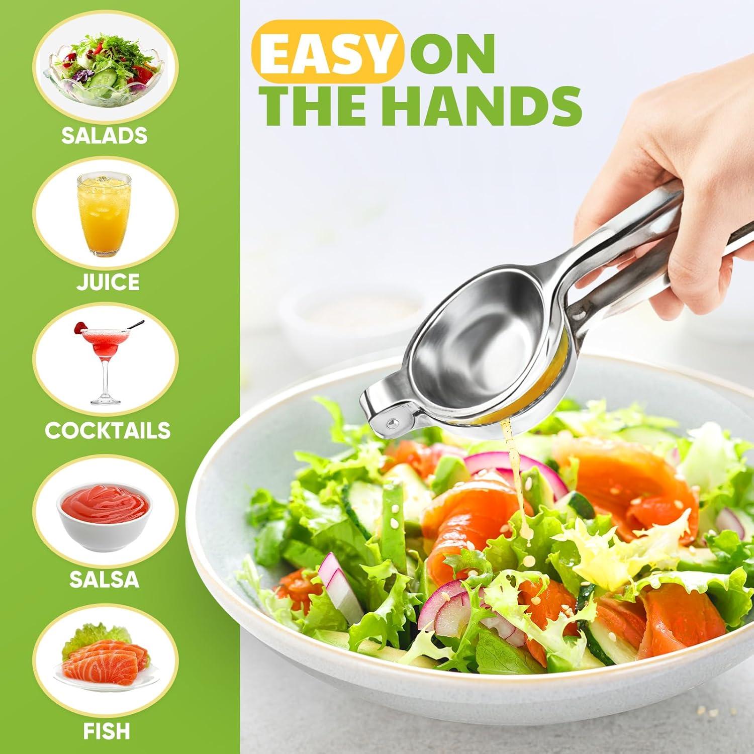 Exprimidor de Limón Manual PUPTILY Acero Inoxidable 0.5L