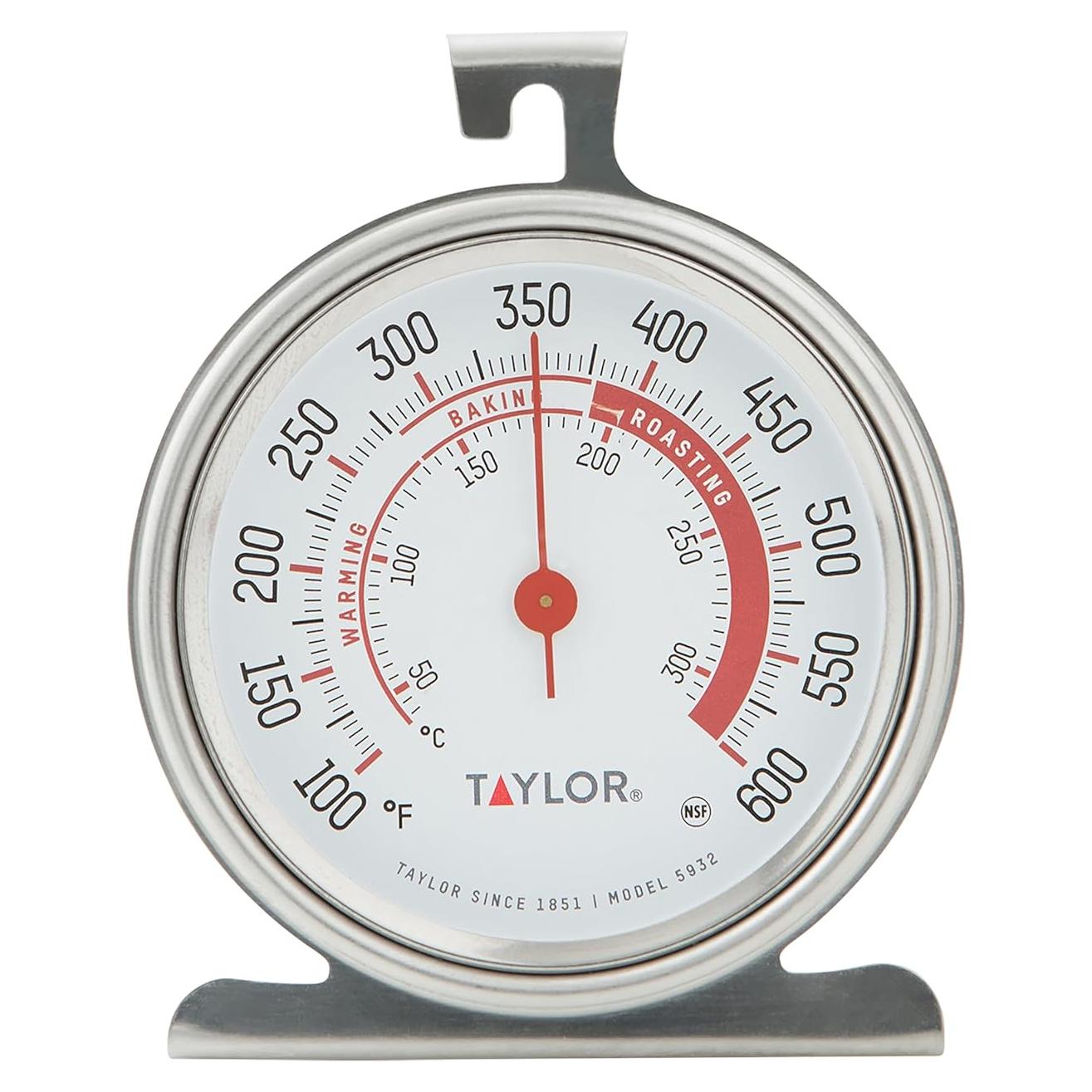 Termómetro de horno Taylor 5932 acero inoxidable 8 cm
