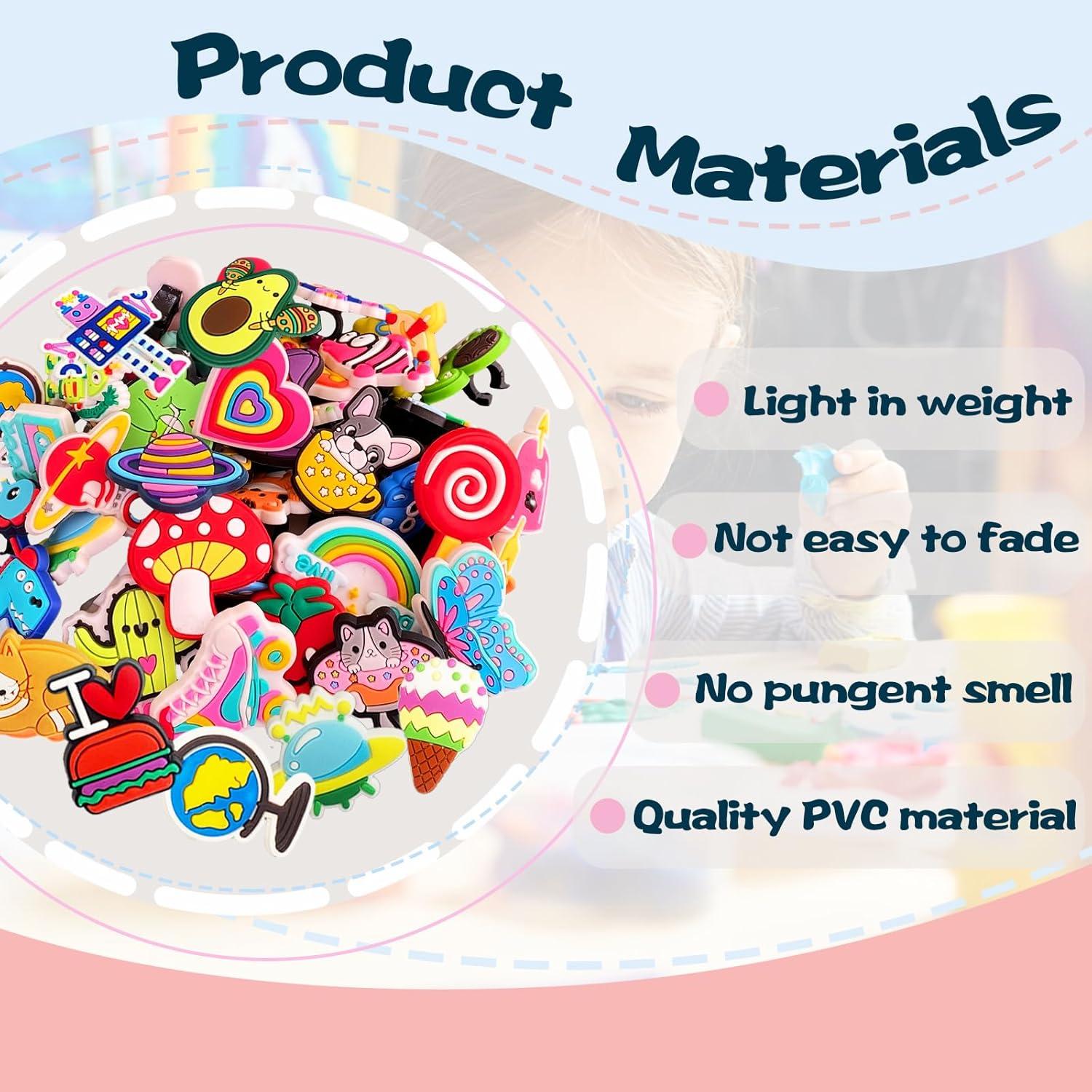 45 Piezas Decoraciones para Punta de Lápiz Zddaoole - Clips Lindos