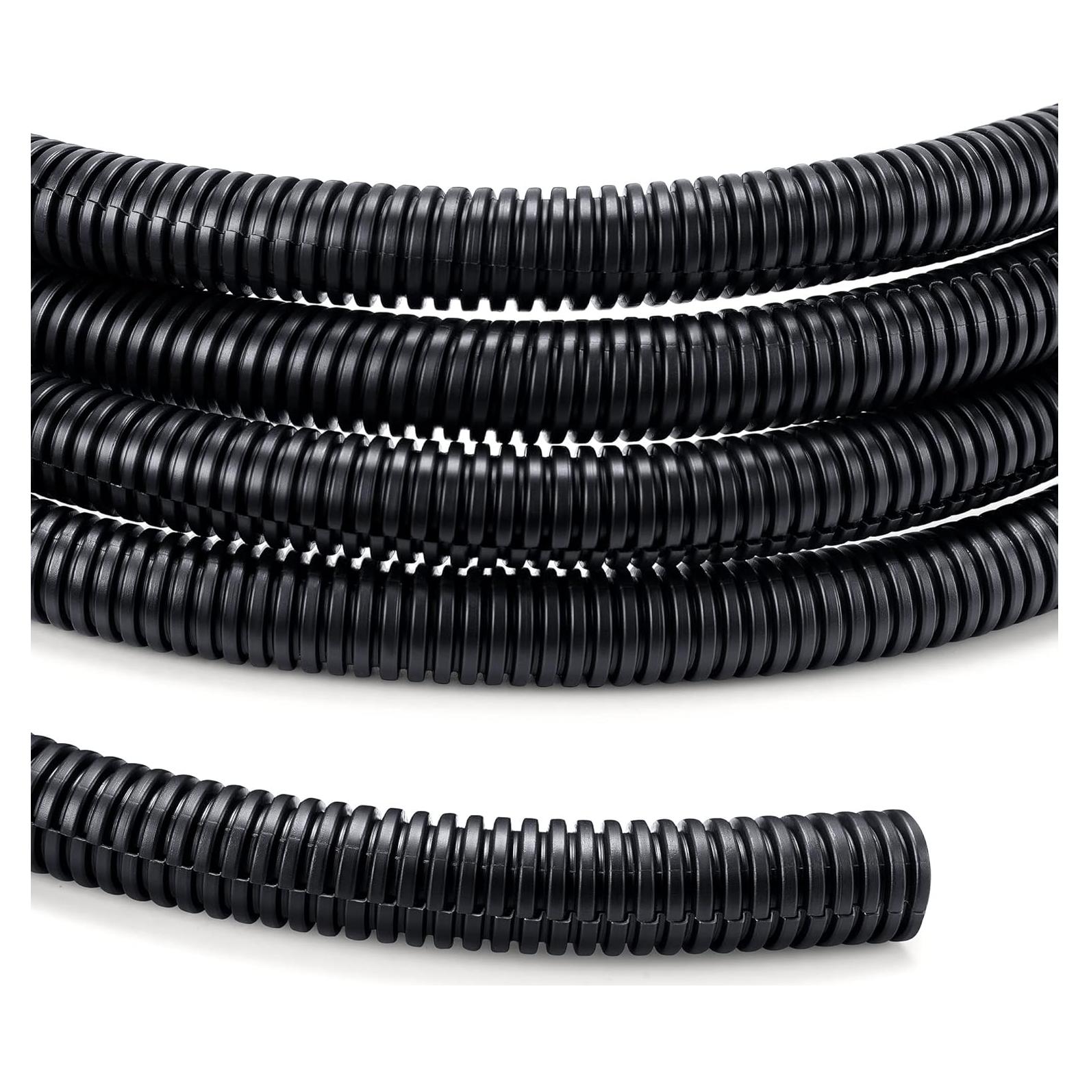 Manga de Alambre 1.27 cm x 3.05 m YCLYC Negra para Cables