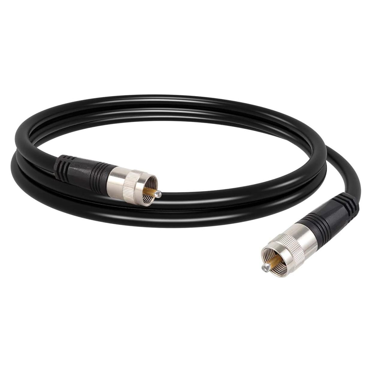 Cable Coaxial RG8X 0.91m PL259 UHF Macho a Macho Exgoofit