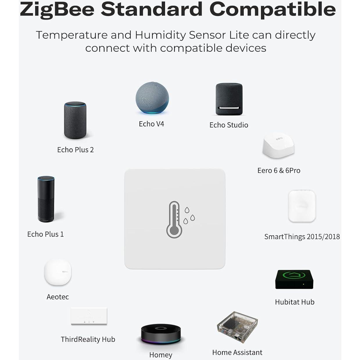 Sensor de Temperatura y Humedad Zigbee ThirdReality Lite