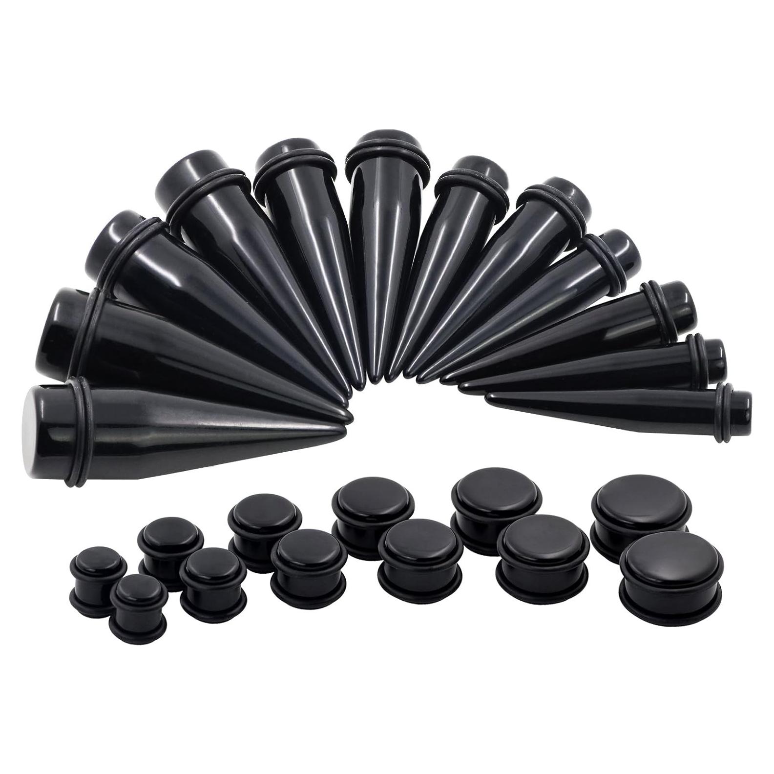 Kit de Estiramiento de Orejas Oyaface 24PC 00G-20mm Acrílico