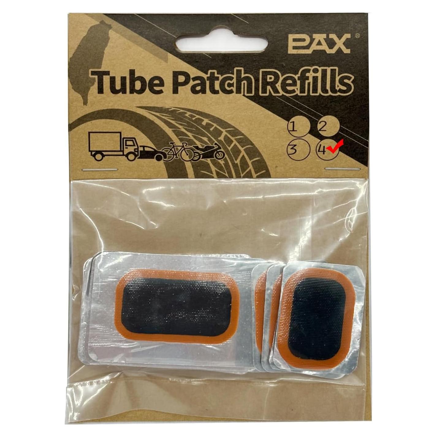 Kit de Parcheo PAX 12 Pcs para Neumáticos Bicicleta y Moto