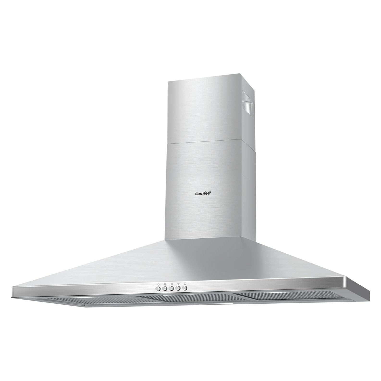 Campana de Pared Comfee CVP36W4AST 90 cm 350 CFM Acero Inoxidable