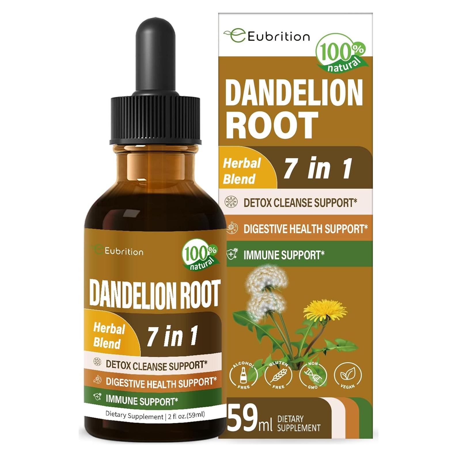 Extracto de Raíz de Diente de León Eubrition 59ml Detox