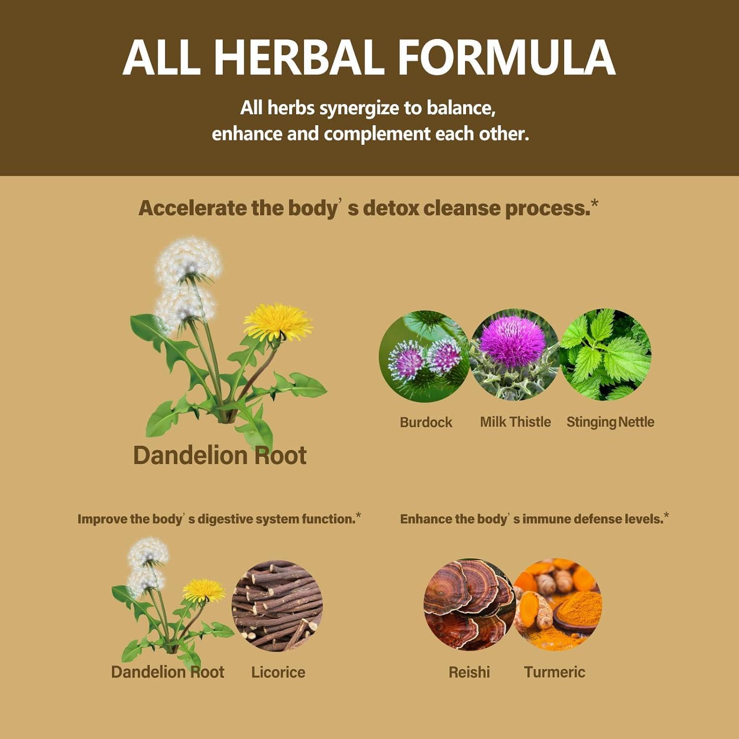 Extracto de Raíz de Diente de León Eubrition 59ml Detox