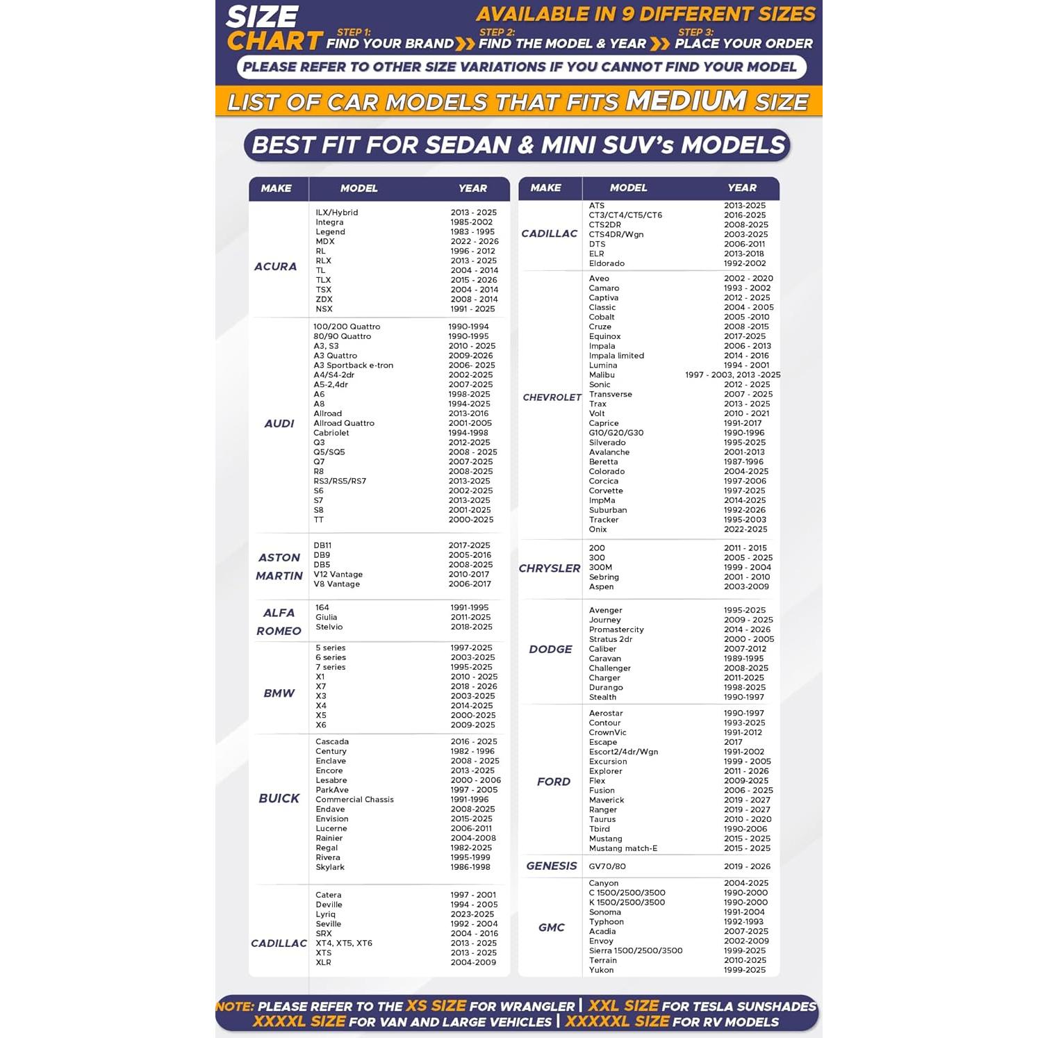 Sombra de Parabrisas EcoNour Mediana 162x81 cm UV 99%