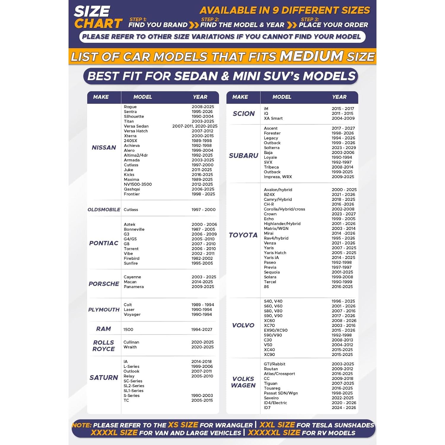 Sombra de Parabrisas EcoNour Mediana 162x81 cm UV 99%