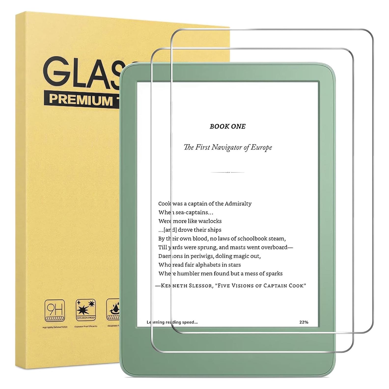 Protector de Pantalla Vidrio Templado Maomini Kindle 6" 2024/2022