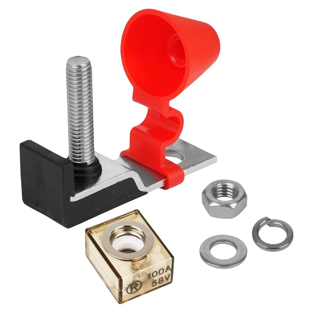 Bloque de Fusibles de Batería JXJXQU 100A 58V DC Compacto