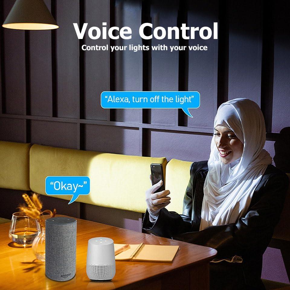 Bombilla LED Inteligente AFINSEA WiFi Bluetooth 10W E26 RGB