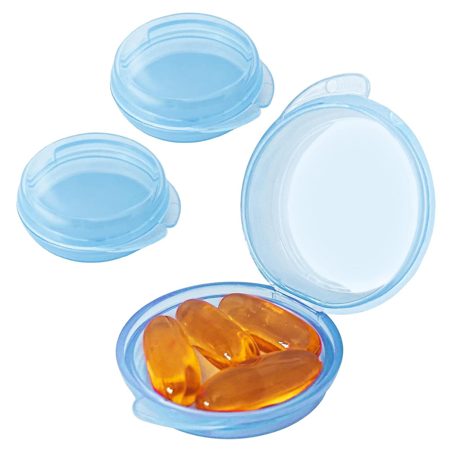 Organizador de Pastillas UHOUSE Mini Azul - 3 Paquetes