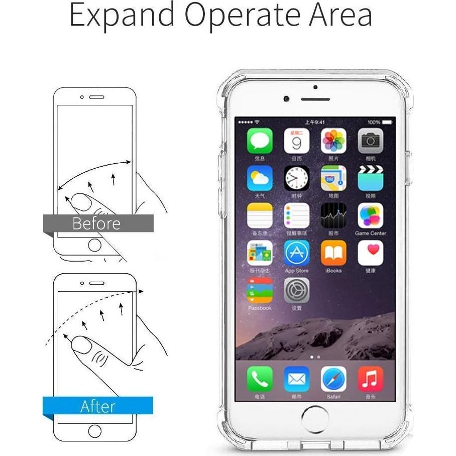 Soporte para anillo de teléfono Exoer, 4 unidades, rotación 360°