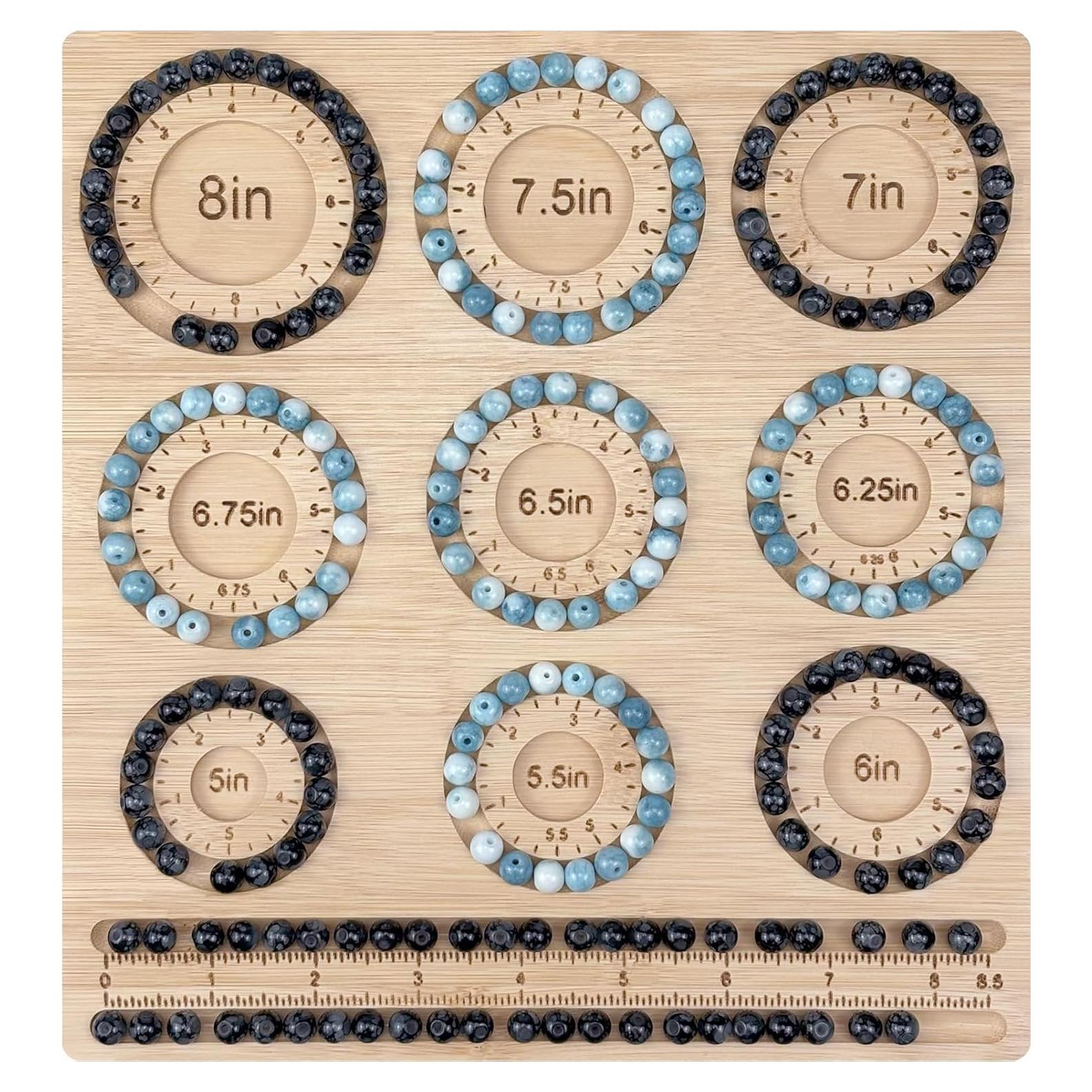 Tablero de Cuentas Petoysoso de Bambú para Joyas 25.4x23.88 cm