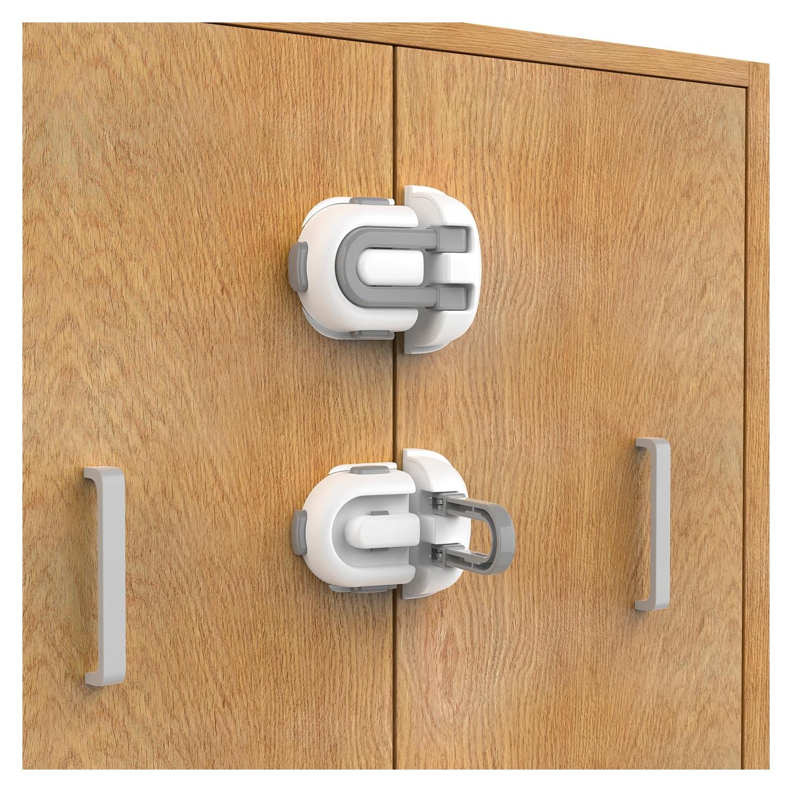 Kit de Cerraduras a Prueba de Niños TapyTry - 2 Paquetes Gris