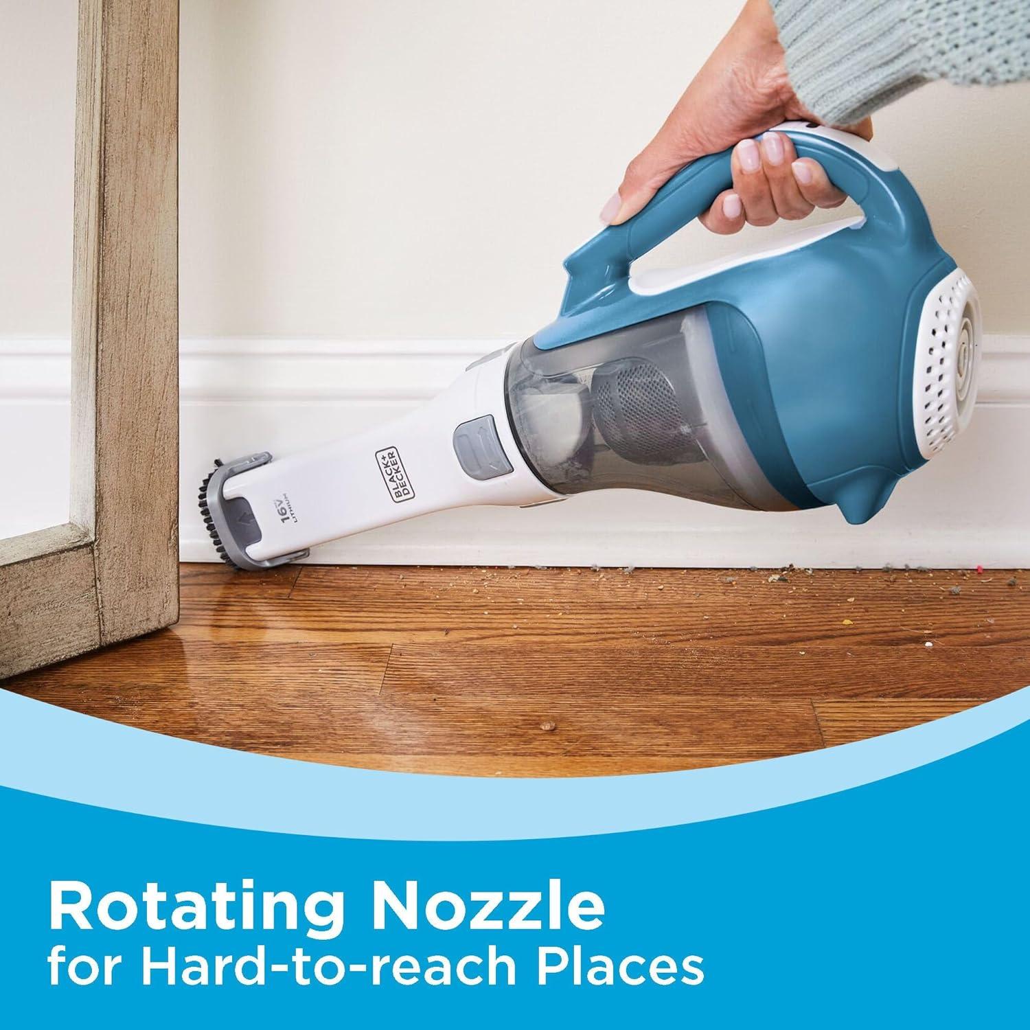 Aspiradora de mano inalámbrica BLACK+DECKER 16V CHV1410L