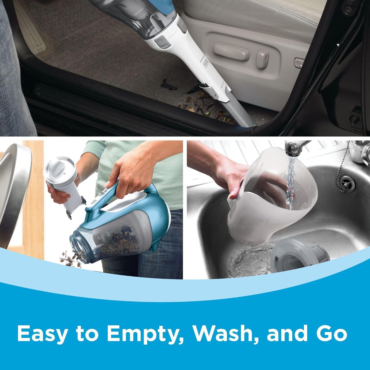 Aspiradora de mano inalámbrica BLACK+DECKER 16V CHV1410L