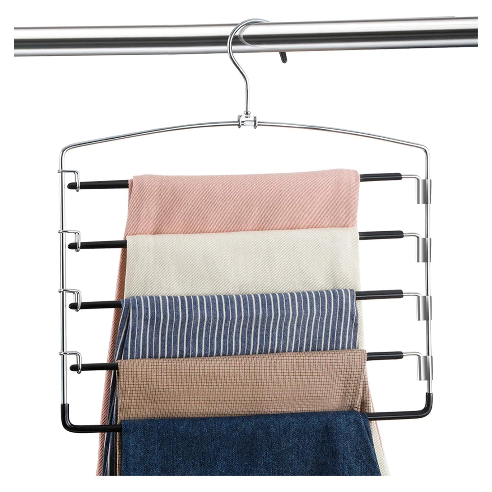 Perchas Antideslizantes FeeraHozer Paquete de 3 para Pantalones