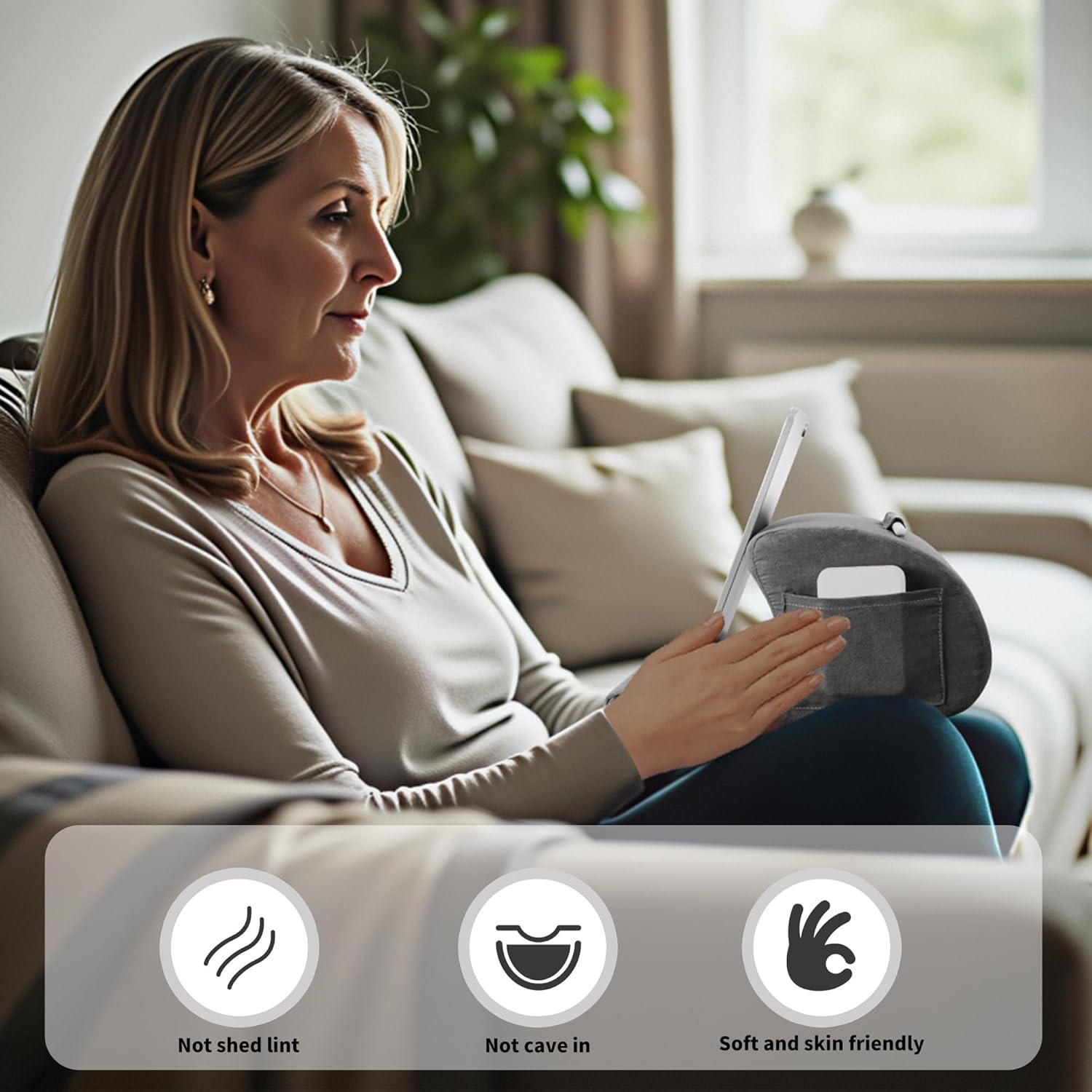 Soporte de Almohada para Tableta CreaDream Gris 4-13" Ajustable