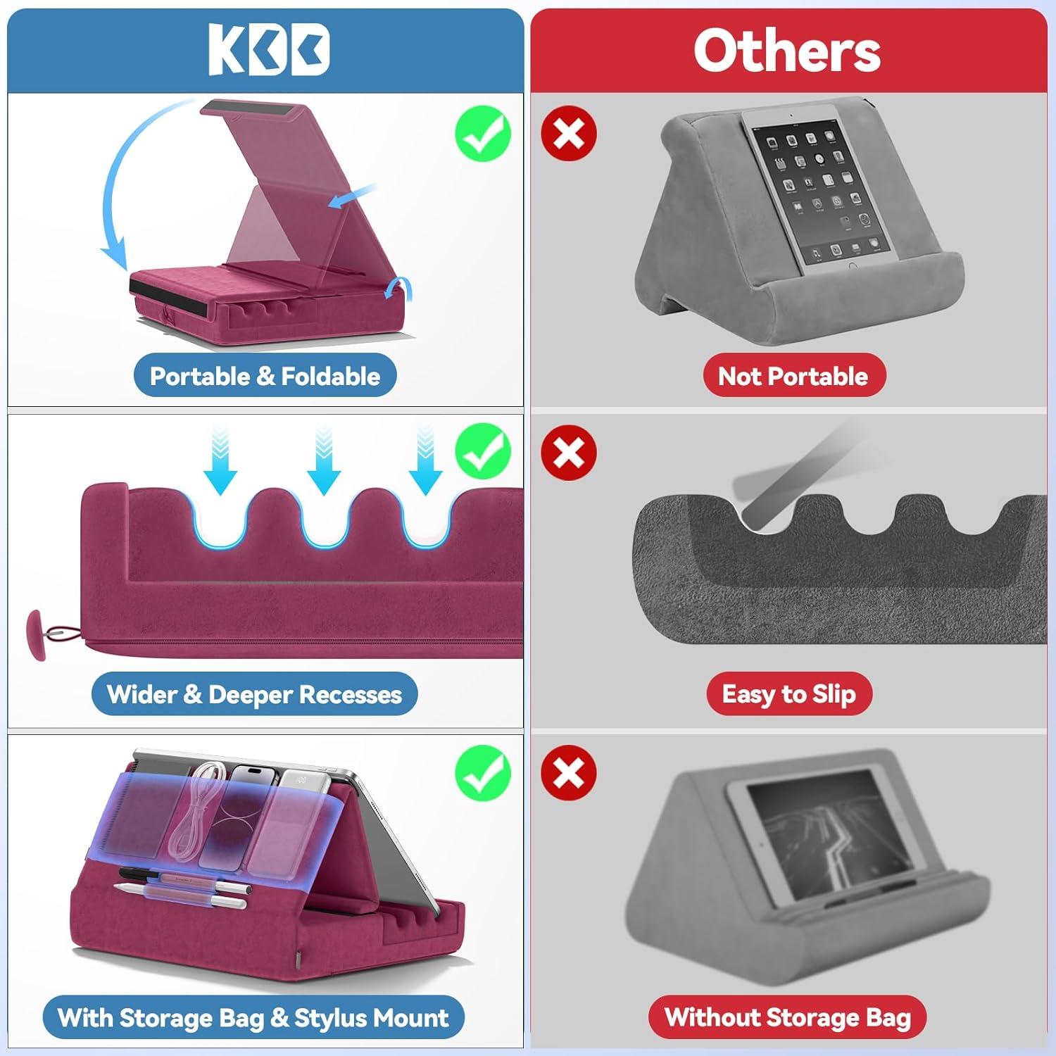 Soporte de Almohada KDD Plegable para Tableta 27.94 cm