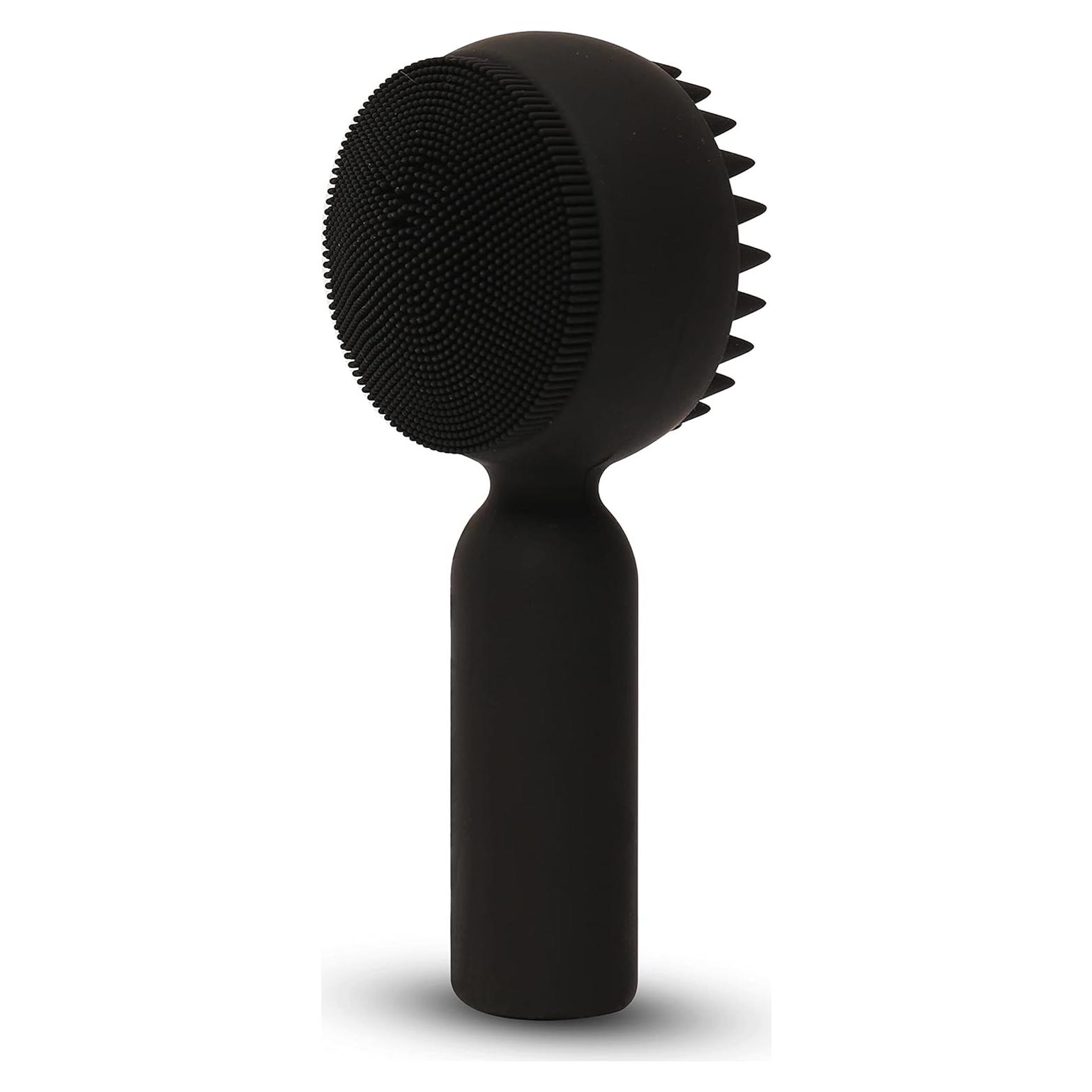 Cepillo Facial de Silicona 2 en 1 MtBoi Exfoliante Negro