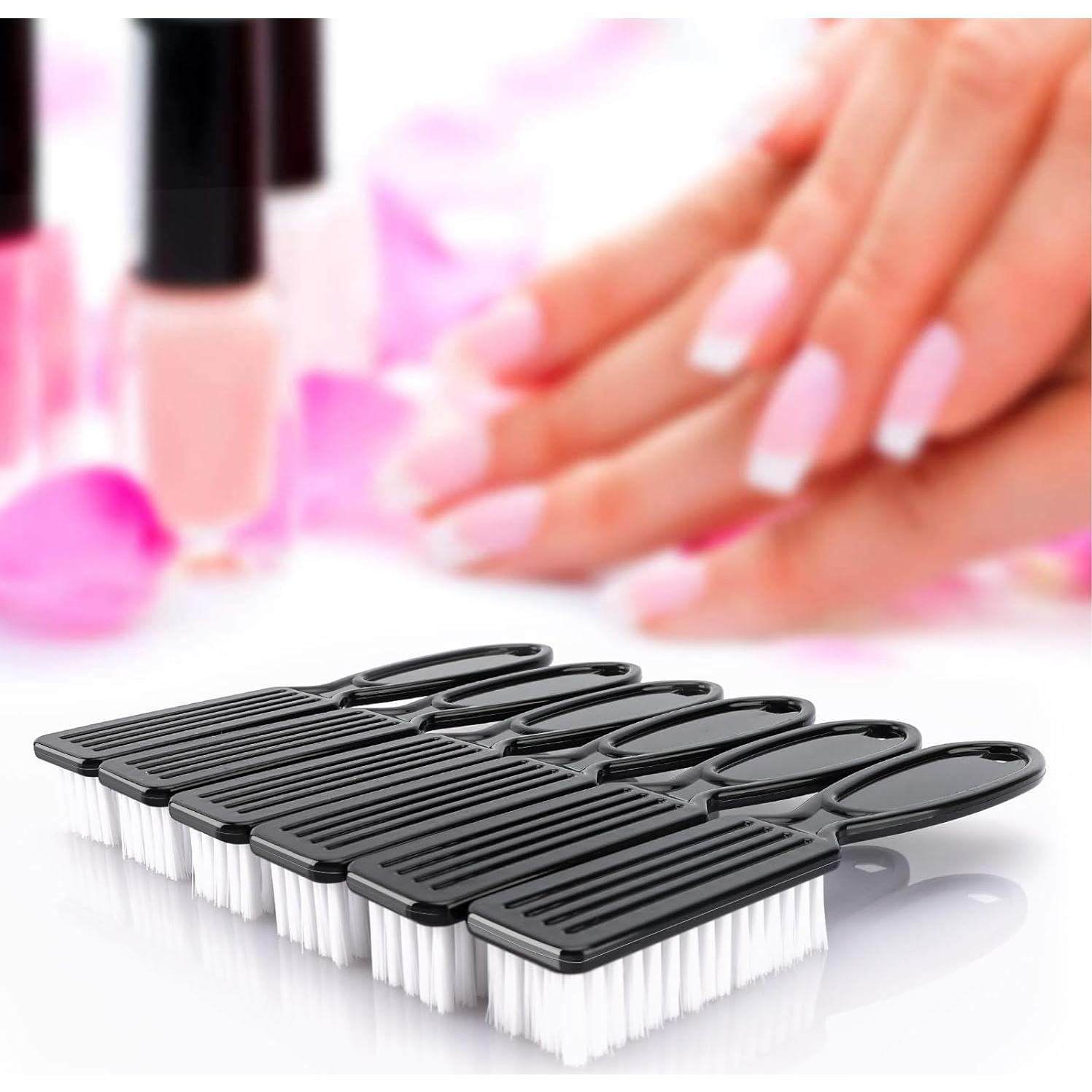 Cepillo de Uñas NICEMOVIC 10 Pcs Mango Antideslizante Negro