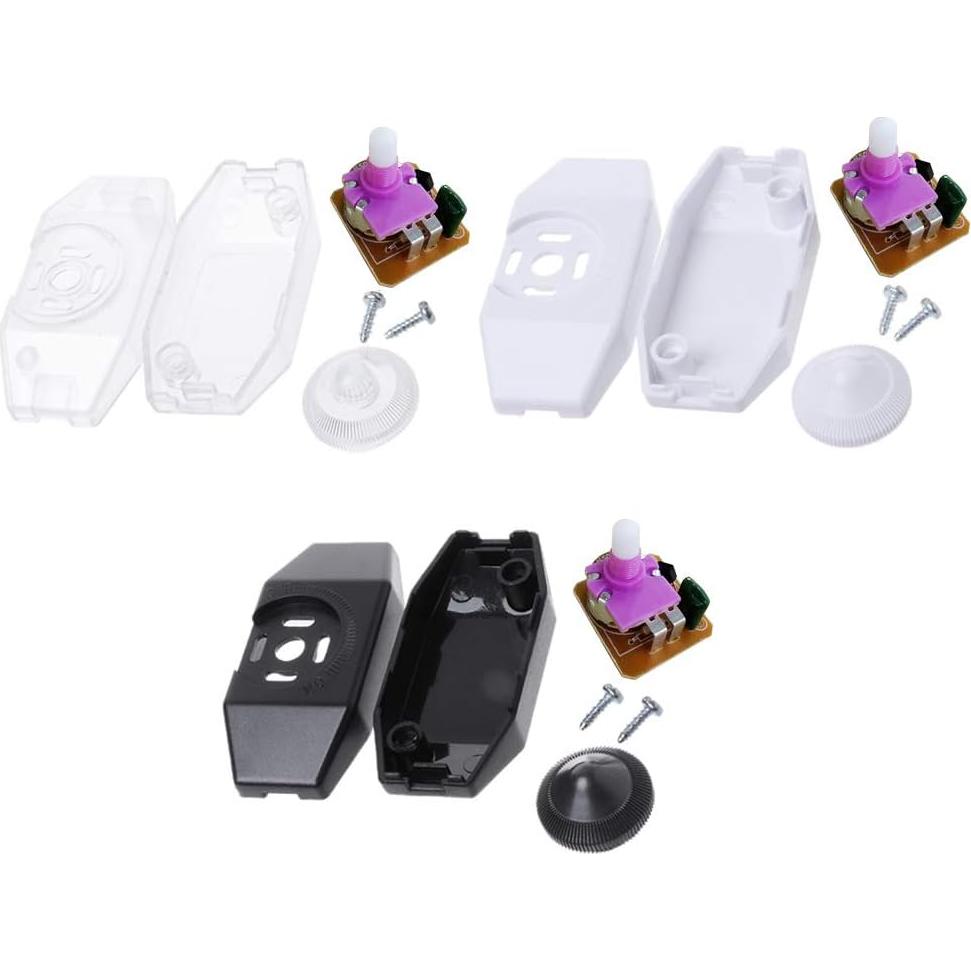 Regulador de Lámpara Caralin 220V Táctil Negro 7x3.3cm